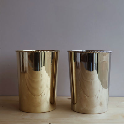 Roan Iris Meadow Bucket Vase