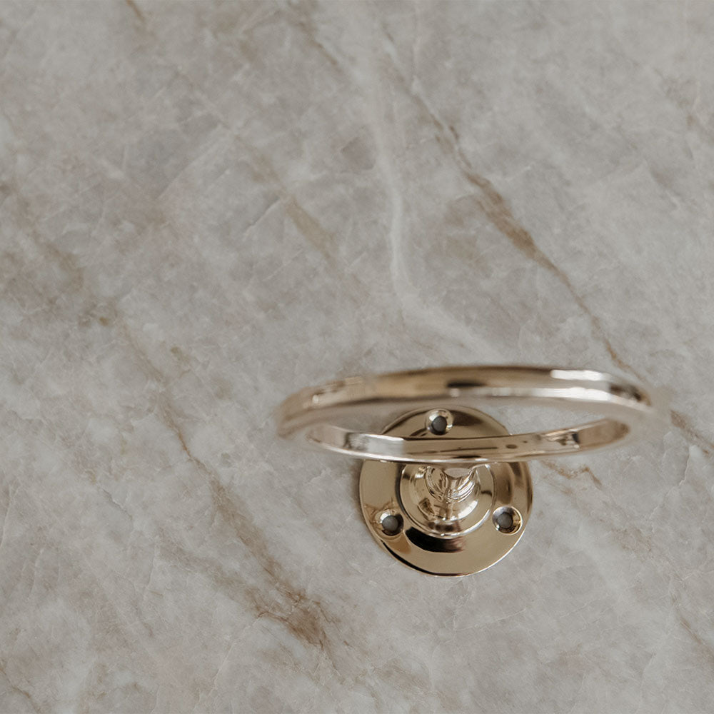 Roan Iris Olive Ring Wall Vase