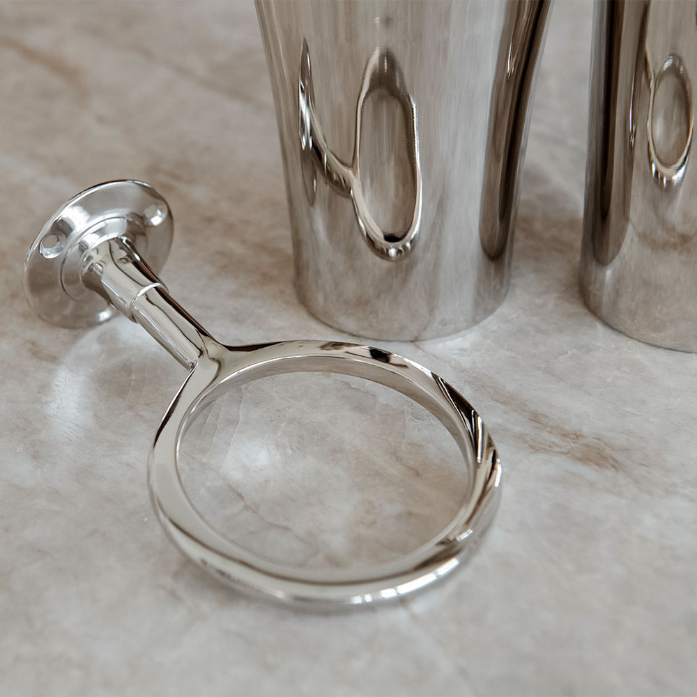 Roan Iris Olive Ring Wall Vase