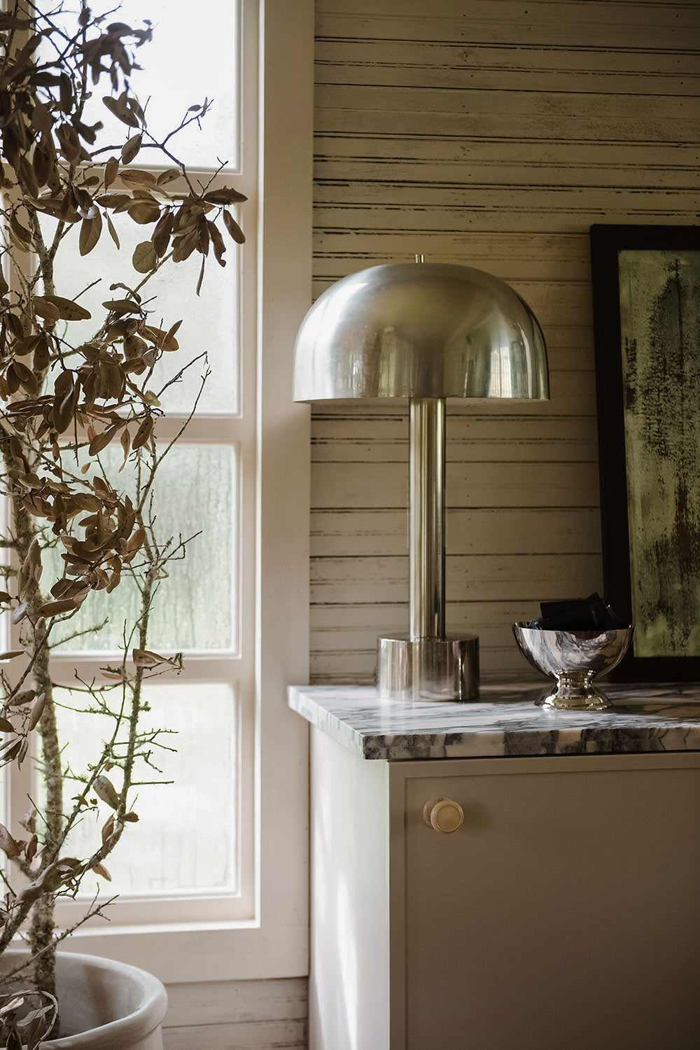 Roan Iris Sundrift Bowl - Polished Nickel