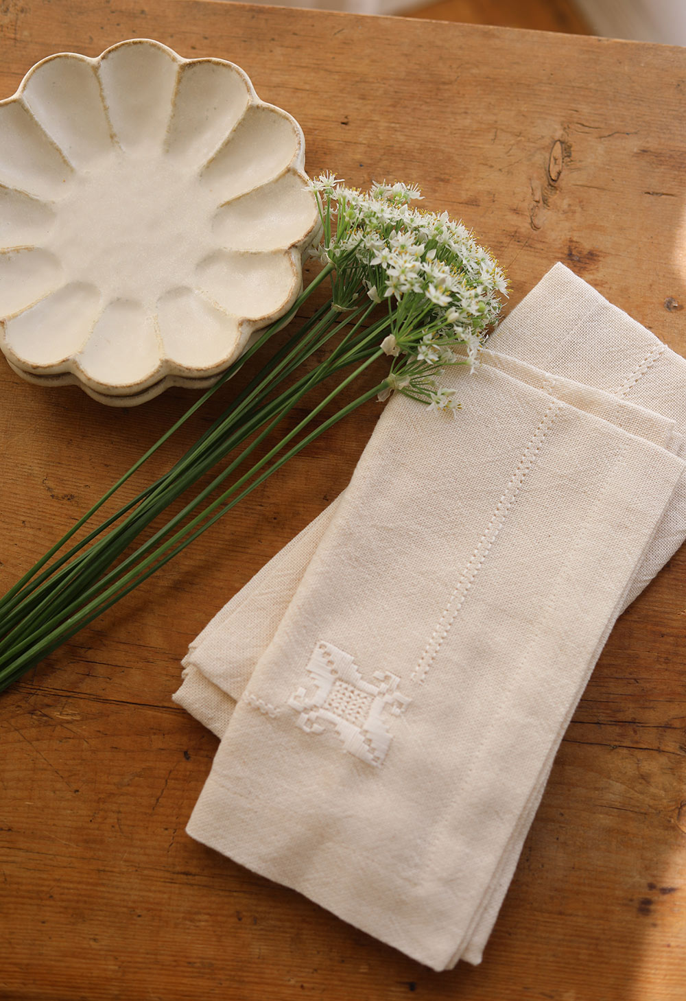 Small Ceramic Petal Plate