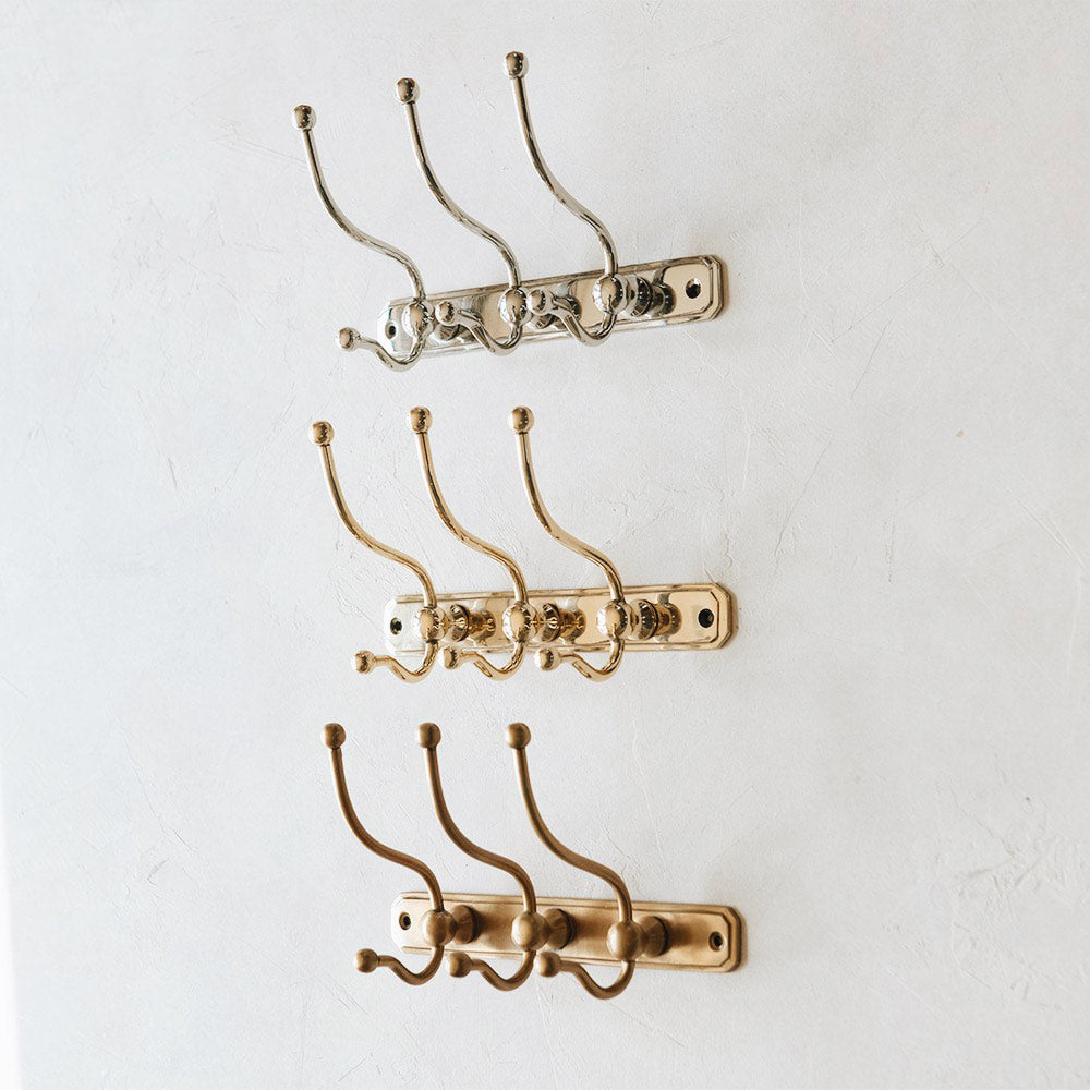 Willow Triple Hook Plate Rail