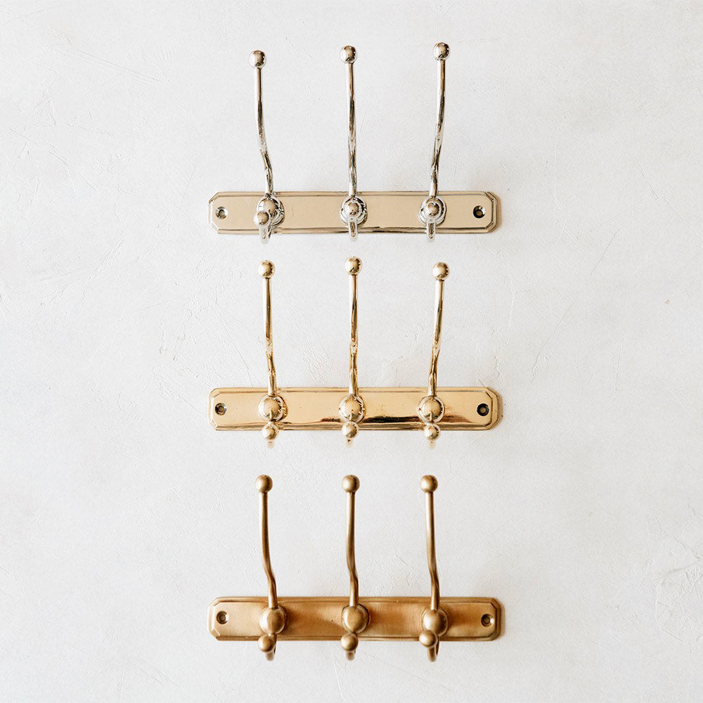 Willow Triple Hook Plate Rail