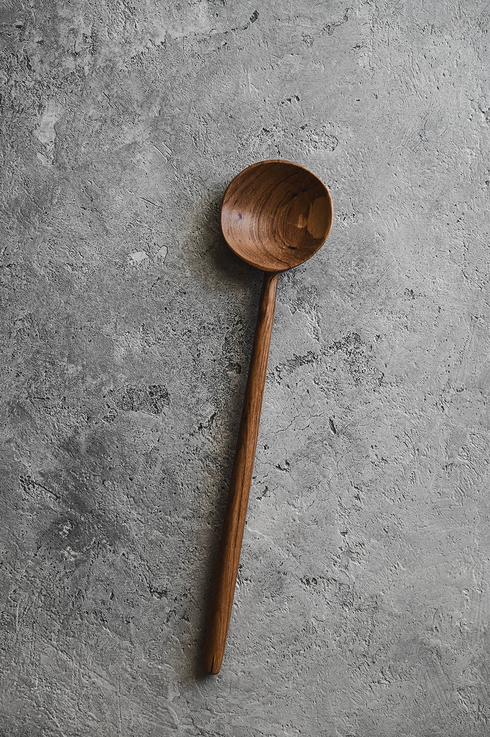 Round Wild Olive Wood Cooking Spoon