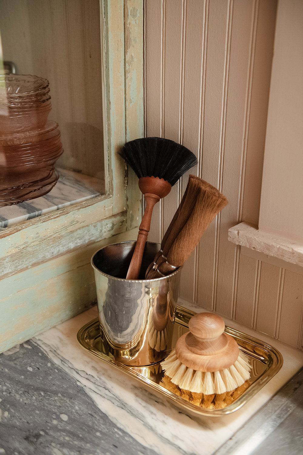 Roan Iris Short Meadow Bucket Vase