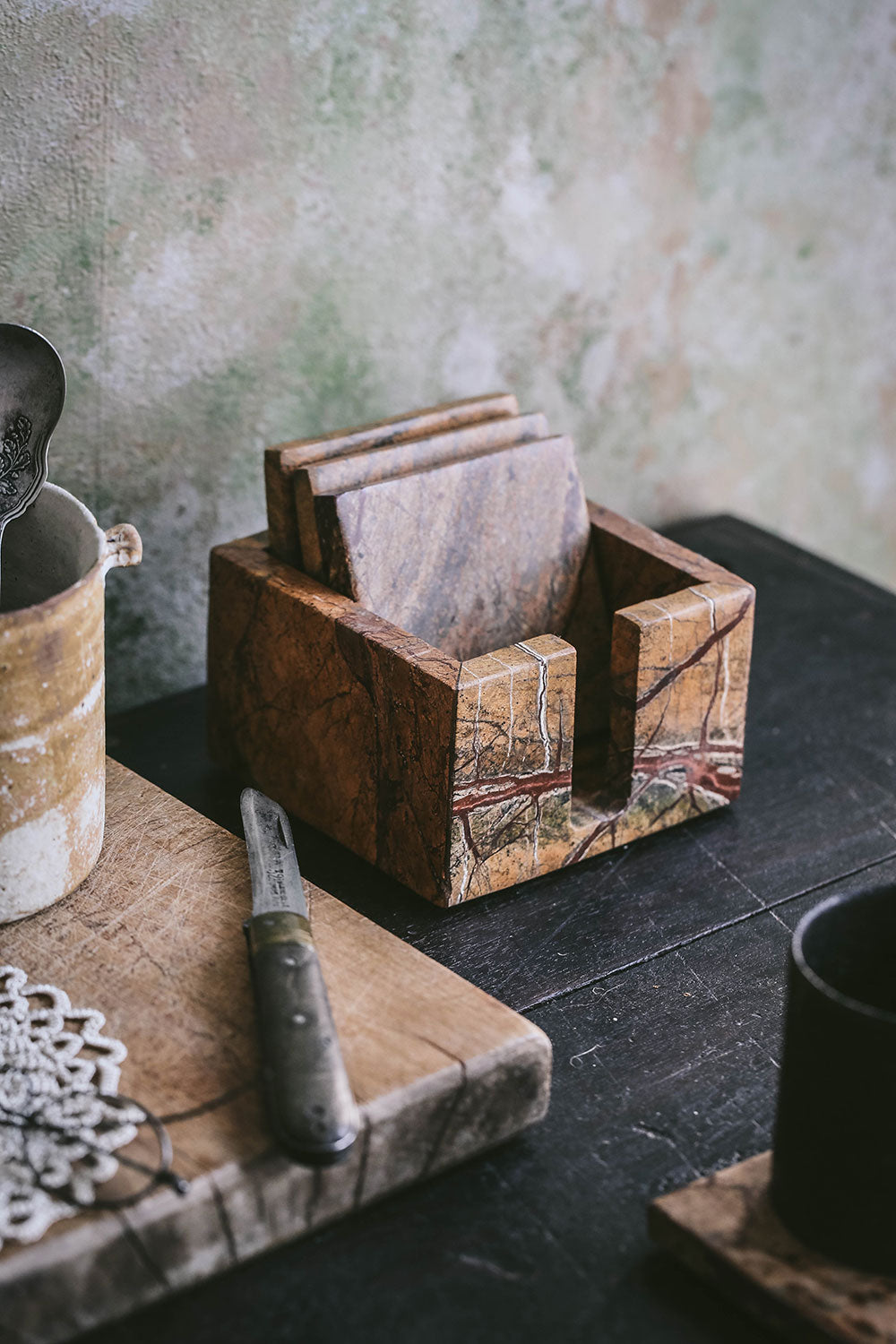Stone Coaster Set
