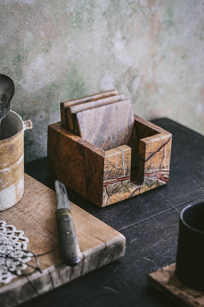 Stone Coaster Set