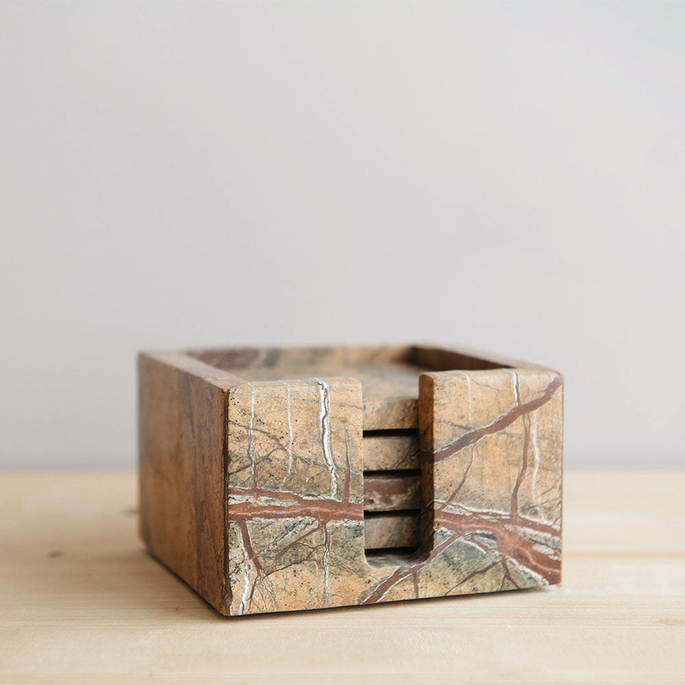 Stone Coaster Set