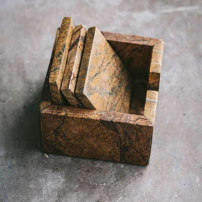 Stone Coaster Set