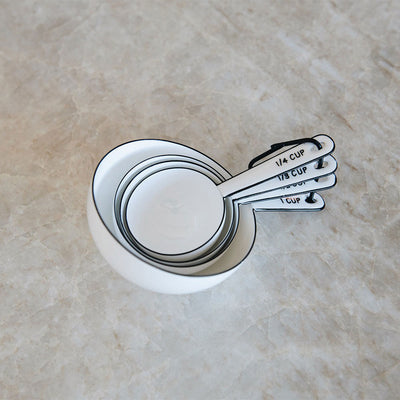 Stainless Steel Enamel Measuring Cups
