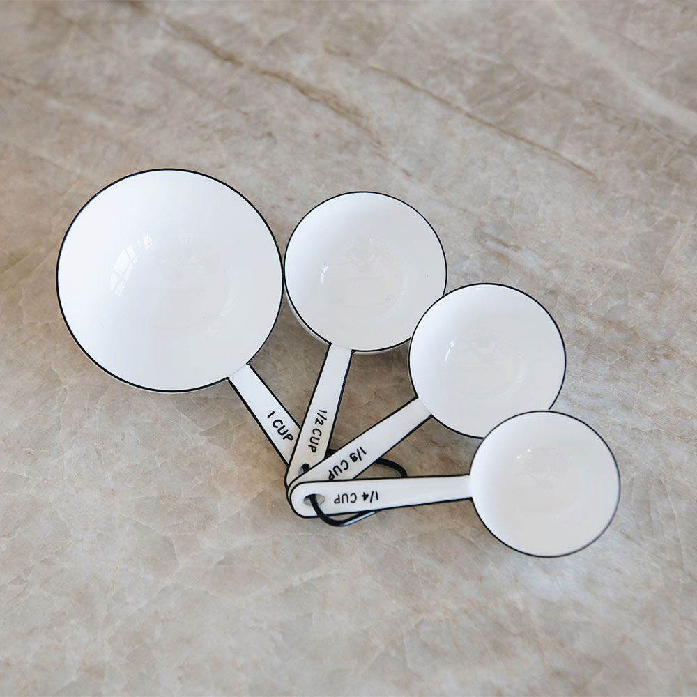 Stainless Steel Enamel Measuring Cups