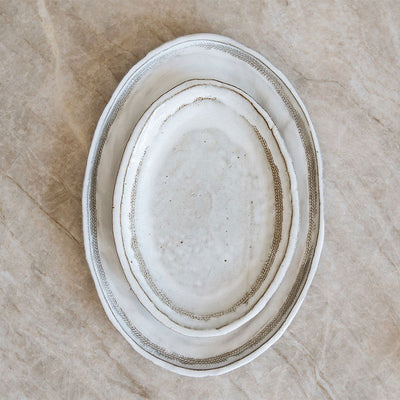 Handcrafted Stoneware Serving Platter
