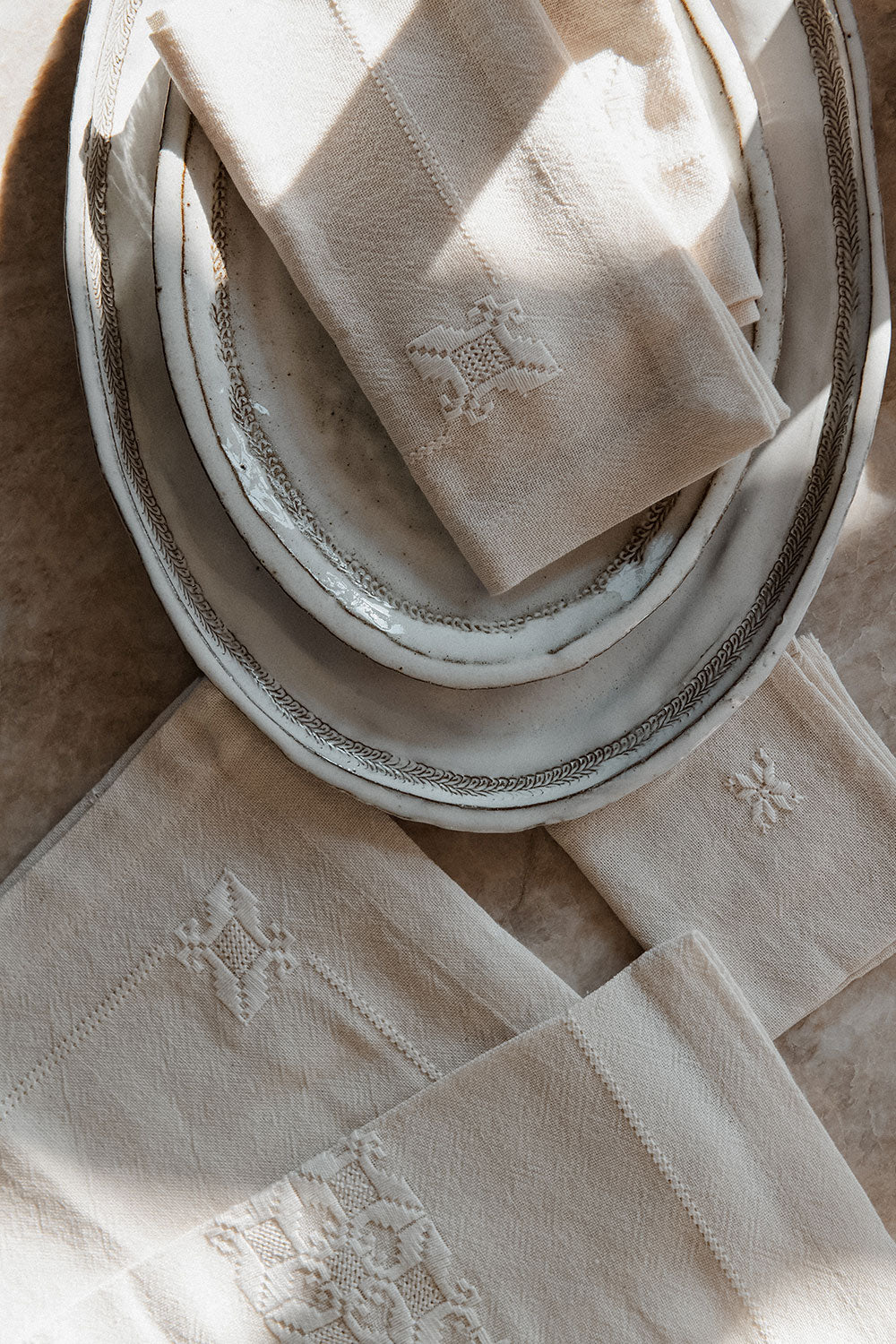 Handcrafted Stoneware Serving Platter