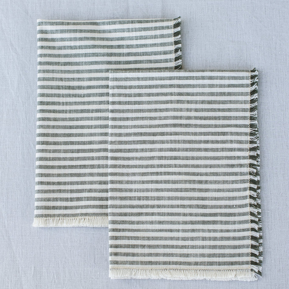 Striped Cotton Placemat Set