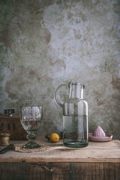 Handblown Tall Pitcher