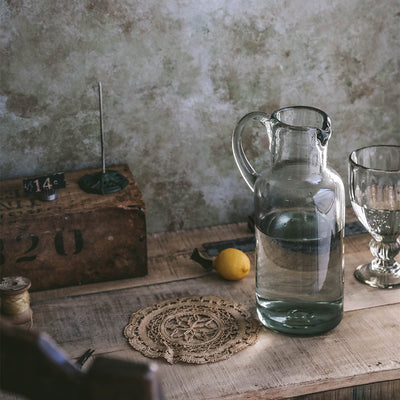 Handblown Tall Pitcher