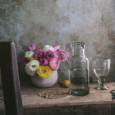 Handblown Tall Pitcher