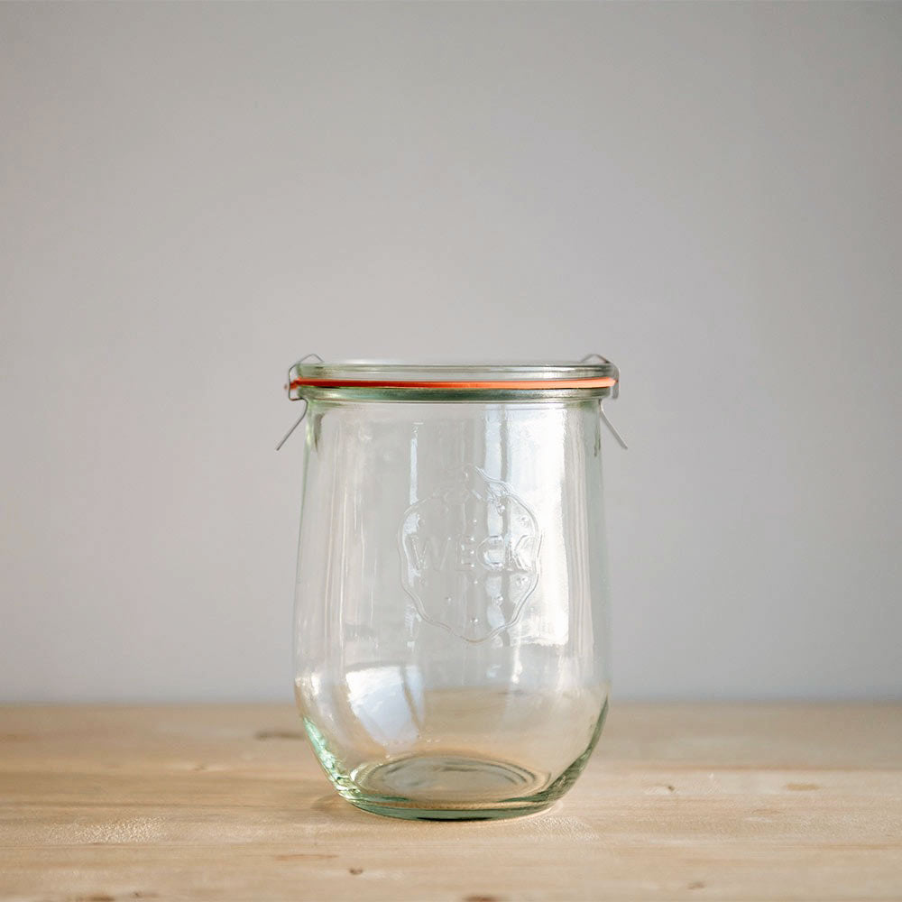 Glass Tulip Jar