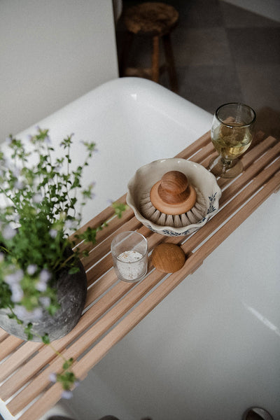 Wooden Bathtub Caddy