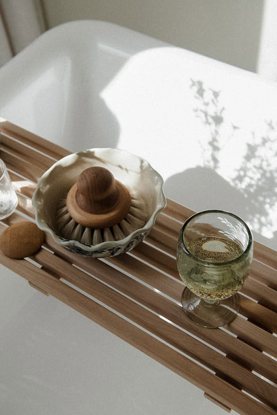 Wooden Bathtub Caddy