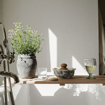 Wooden Bathtub Caddy