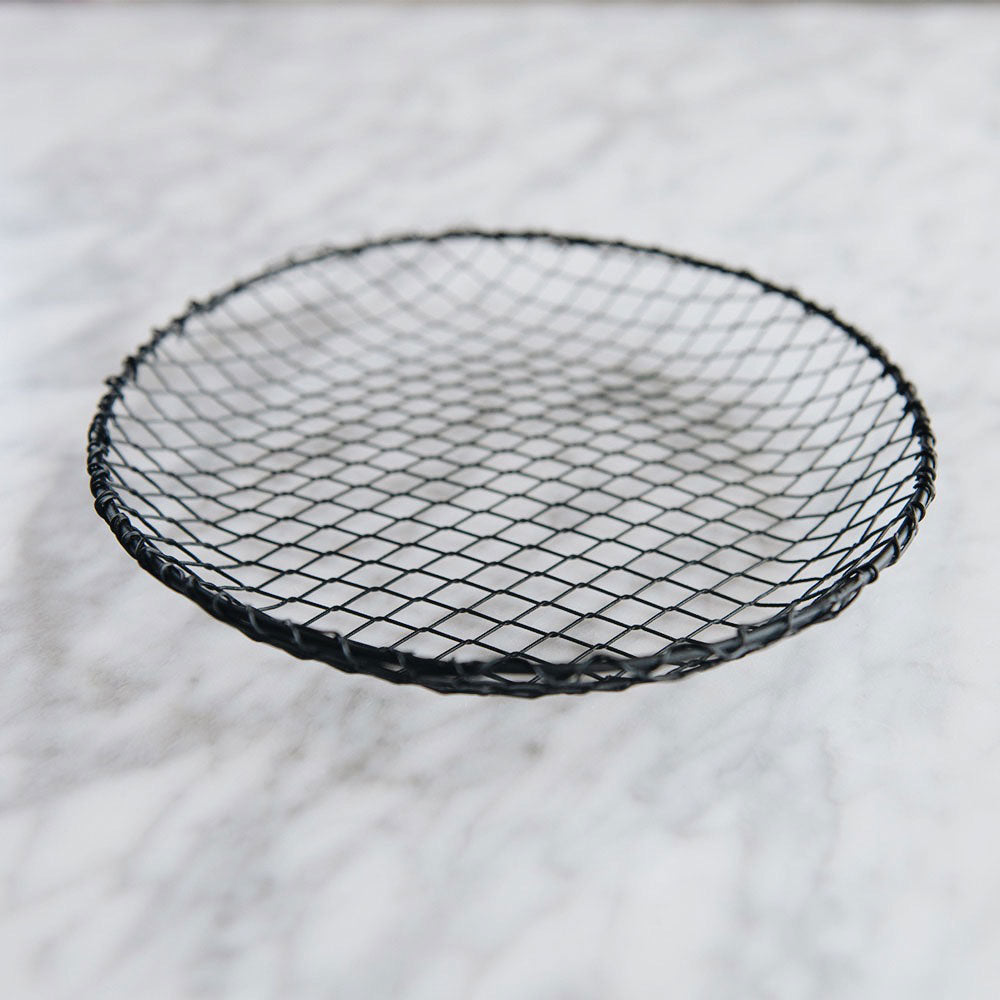 Round Iron Mesh Tray