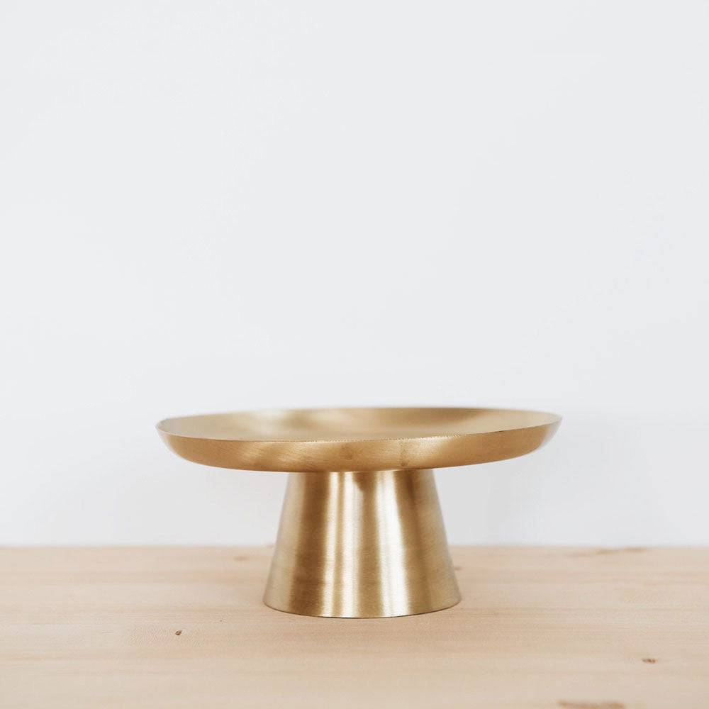 Brass Cake Stand - Small