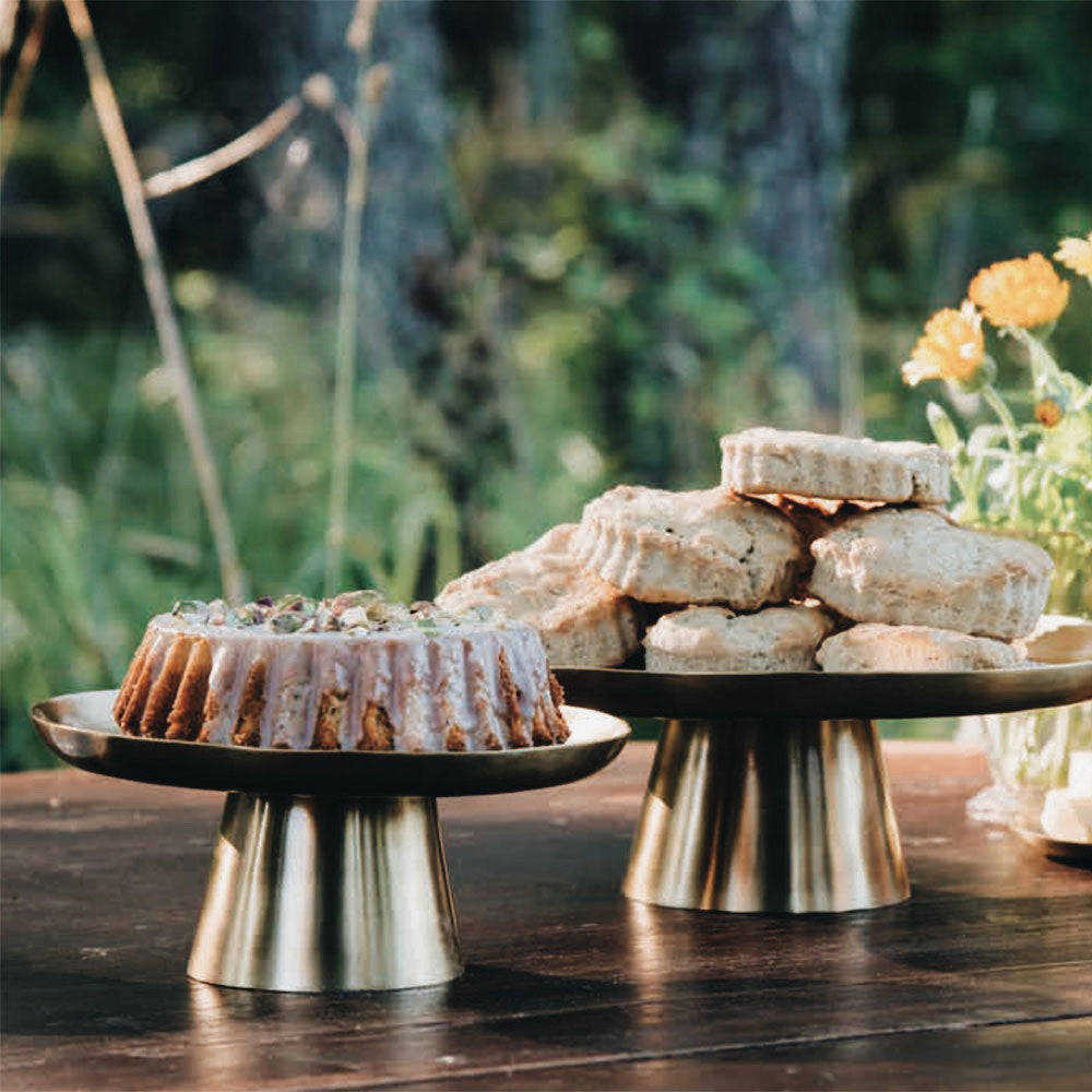 Brass Cake Stand - Small