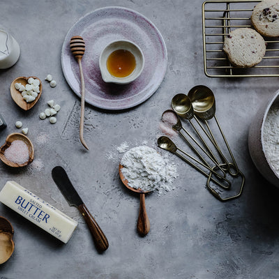 Wild Olive Wood Scoop Spoon Set