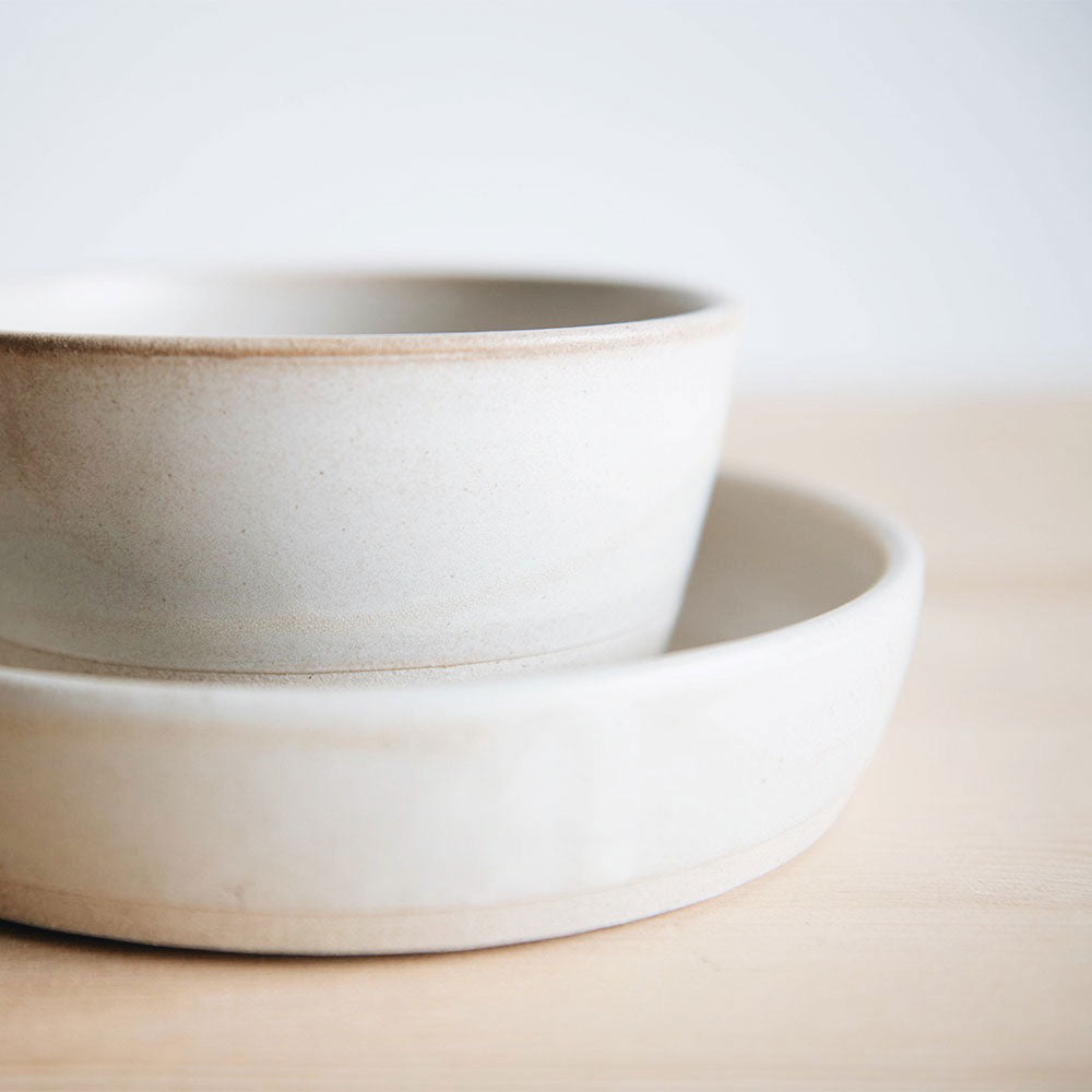 Ceramic Artisan Dinnerware - Natural