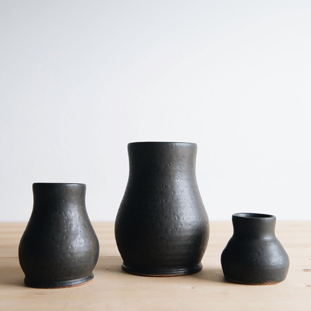 Ceramic Bloom Vase - Dark