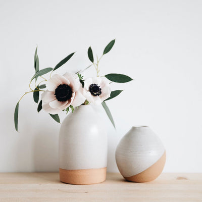 Ceramic Bud Vase - Light