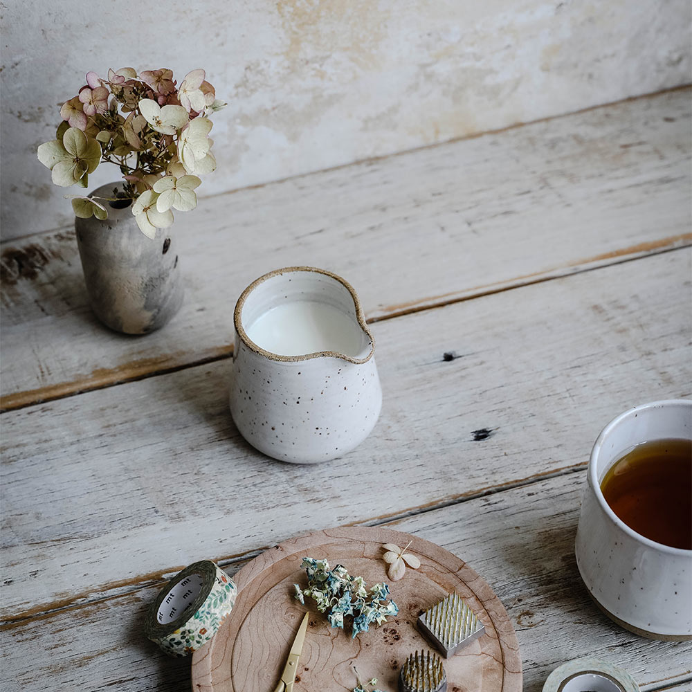 Ceramic Speckle Pour Tumbler