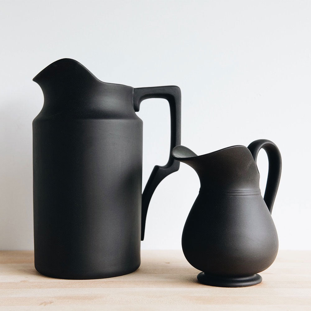 Stoneware Pitcher - Black