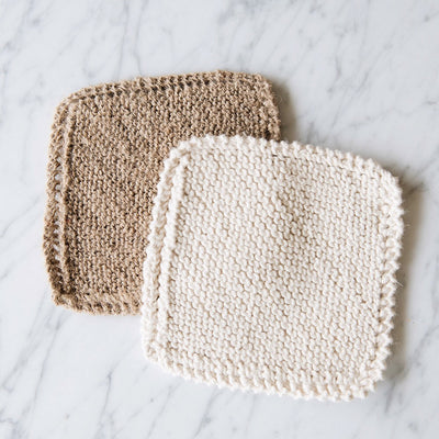 Organic Cotton and Jute Scrubber Set