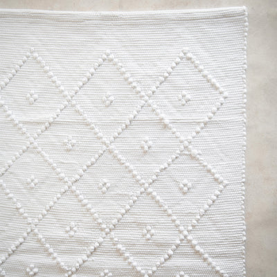 Hand Knotted Bath Mat - Trellis