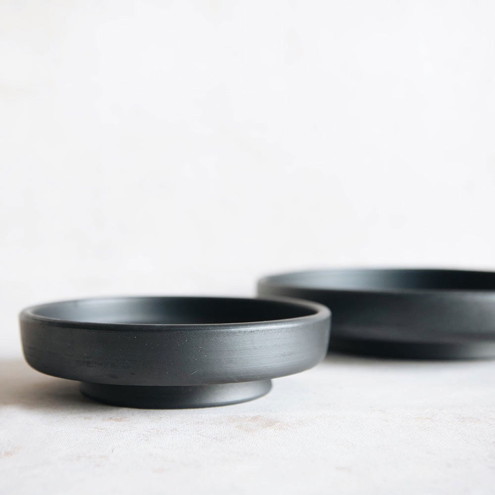 Earthenware Ceramic Pedestal Tray