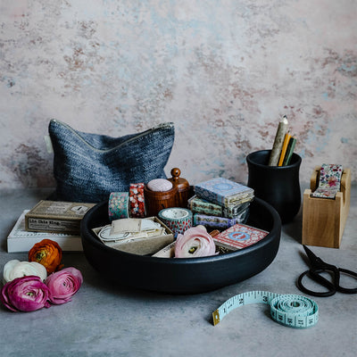 Earthenware Ceramic Pedestal Tray