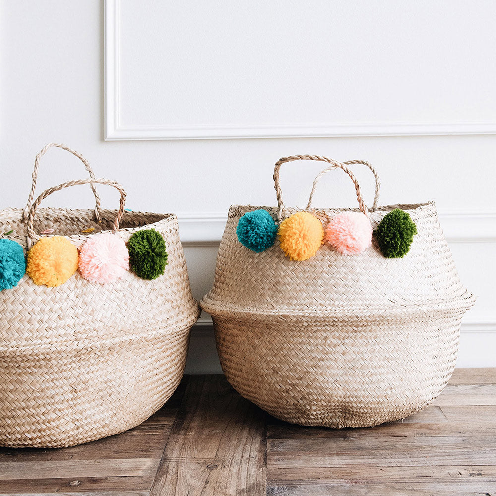 Ernie Pom Pom Belly Basket