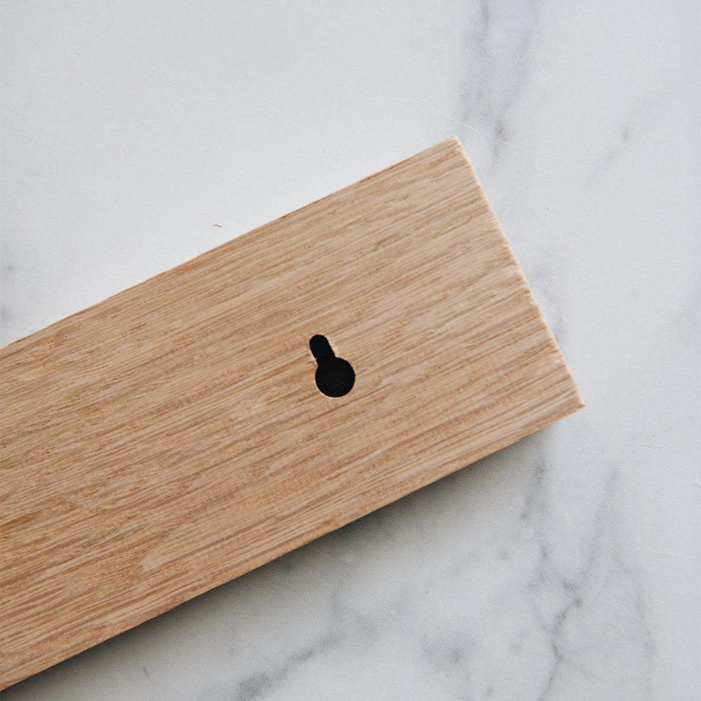 Oak Magnetic Knife Rack