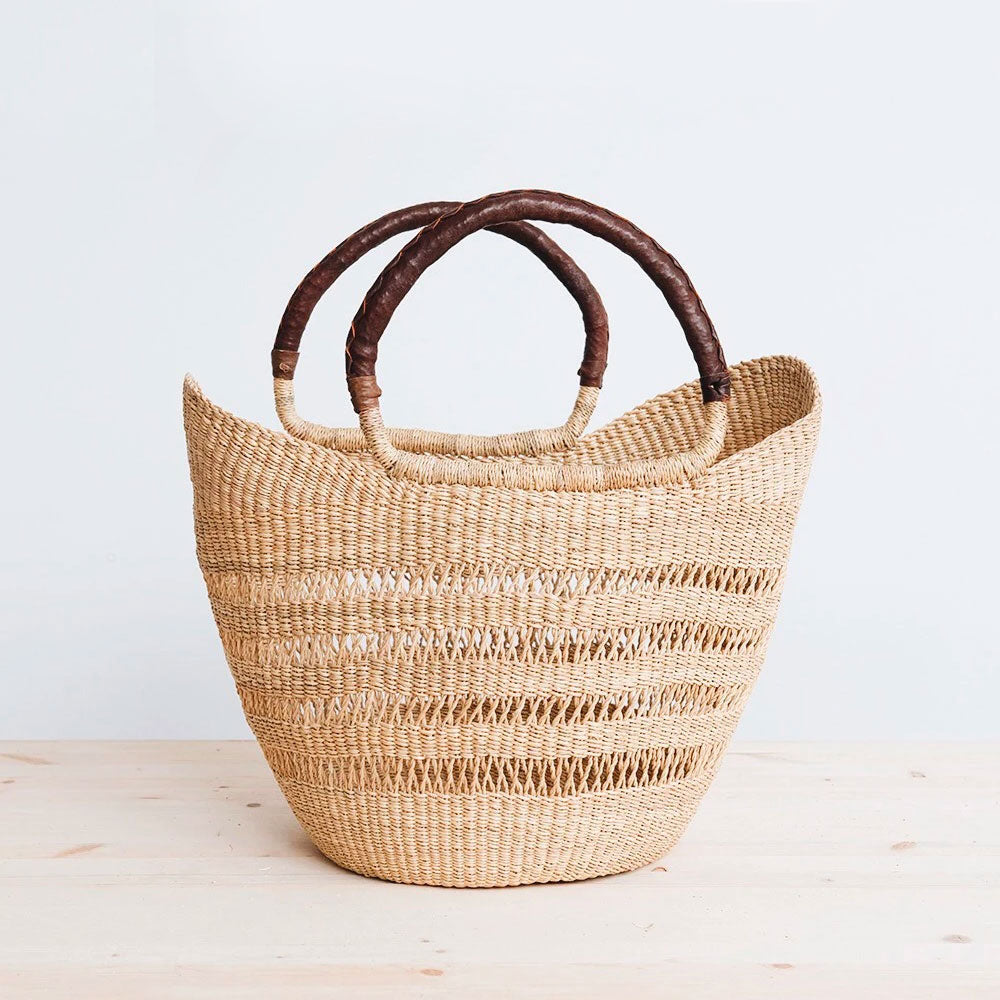 Woven Lace Shopper - Large