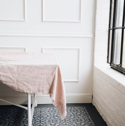 Stonewashed Linen Tablecloth