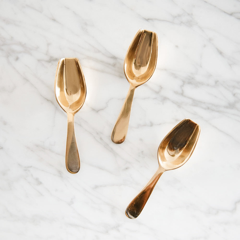 Small Brass Scoop