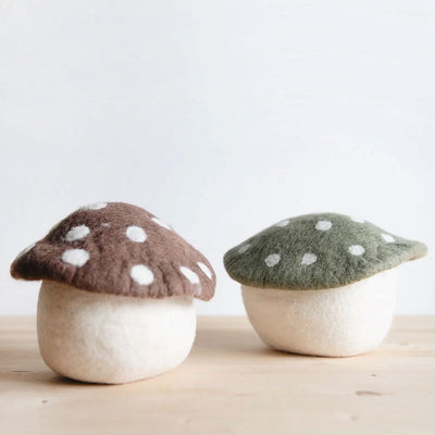 Wool Mushroom Doorstop