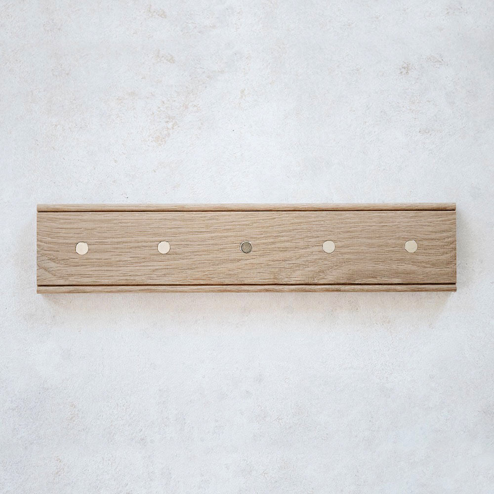 Oak Magnetic Knife Rack