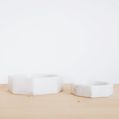 Marble Octagon Bowl - Medium