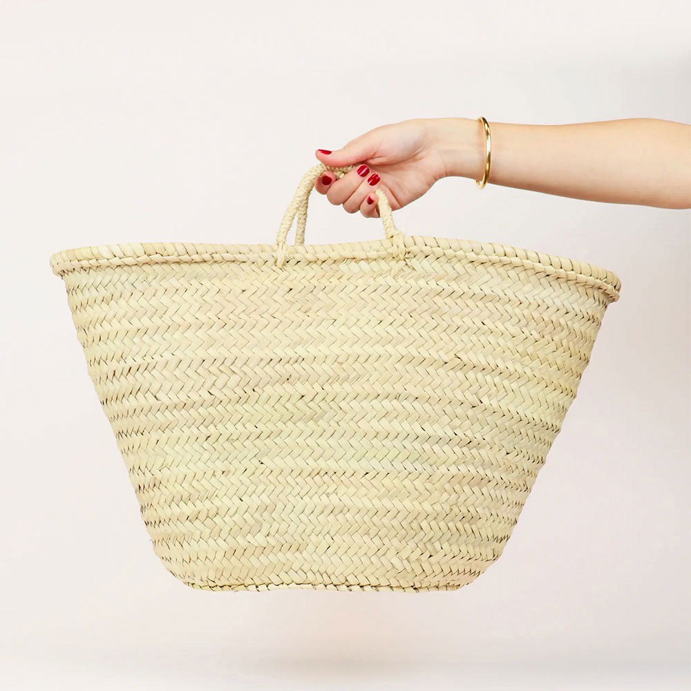 Moroccan Palm Leaf Basket