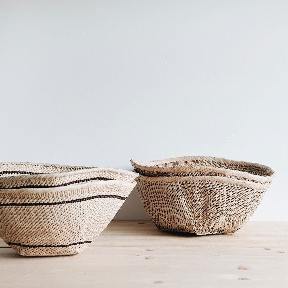 Palm Leaf Table Basket
