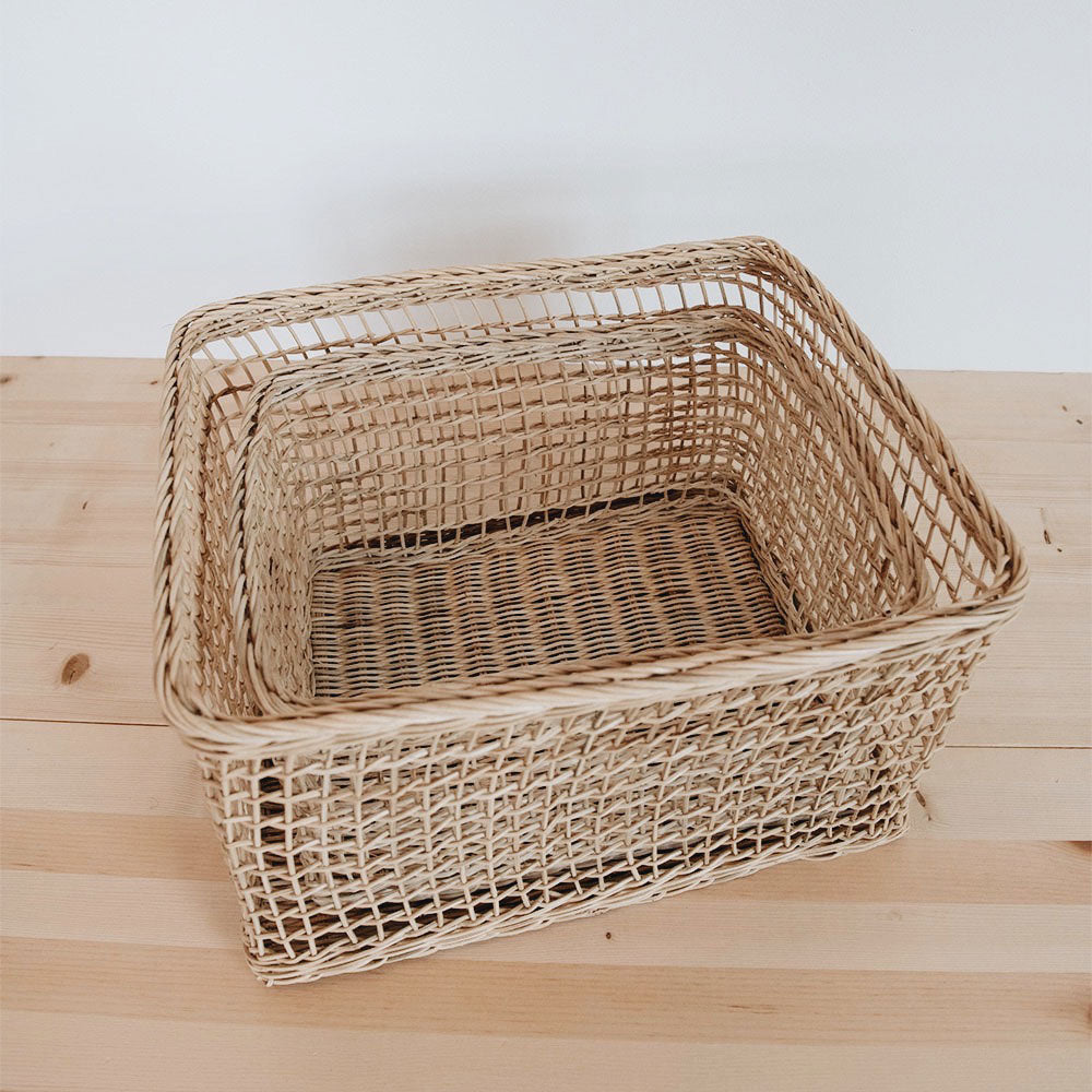 Ronan Rattan Basket Set