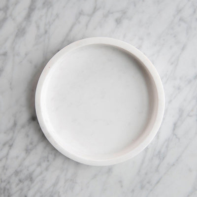 Round Marble Tray